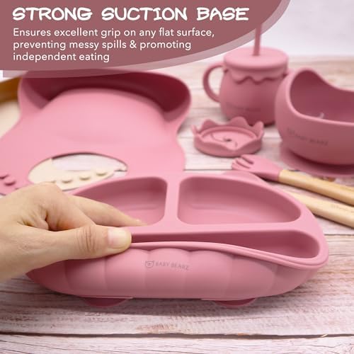 Baby Bearz 8-Piece Feeding Set for 6 Months Baby