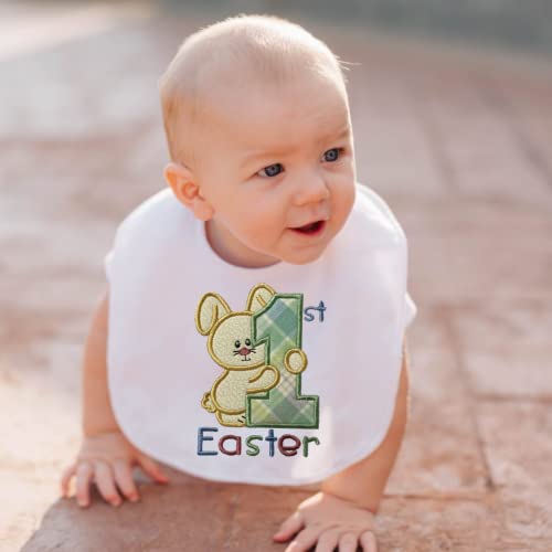 Sades Gifts Babys 1st Holiday Bib Set Gift Box