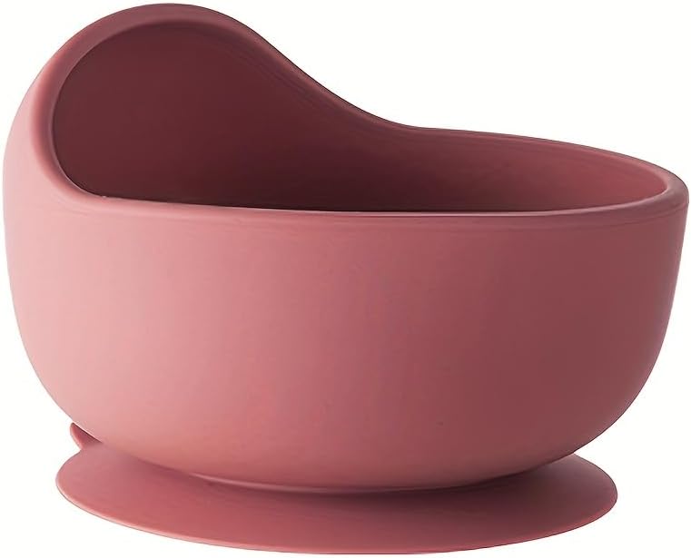 6-Piece Silicone Baby Feeding Set with Strong Suction