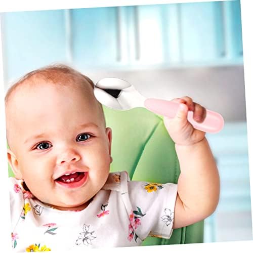 Infant Fork and Spoon Set for Safe Eating at Home