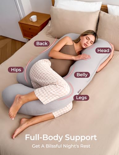 Momcozy Pregnancy Pillow for Full Body Support