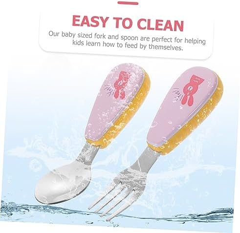 SHOWERORO Kids Stainless Steel Cutlery Set