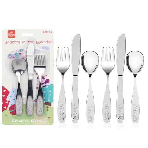 Lehoo Castle Toddler Cutlery Set 6Pcs Kids Silverware