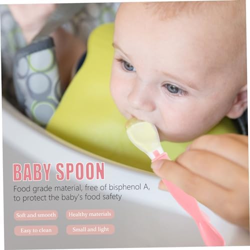 2pcs Soft and Safe Baby Utensils Spoon Set