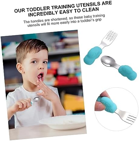 Hohopeti Training Spoon Fork Set for Kids