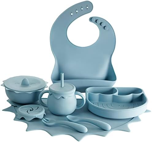 Baby Pastels Feeding Set - 11 Pieces Pastel Blue