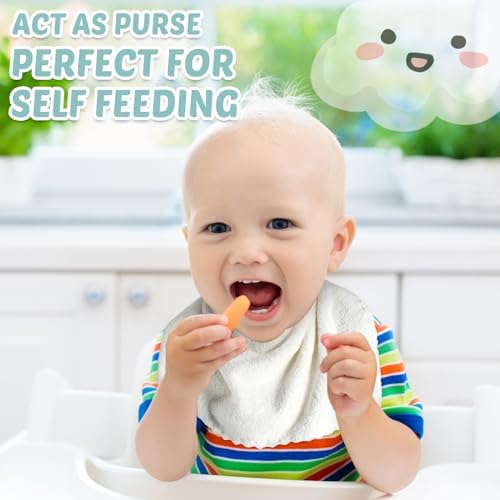 Newwiee 50 Pack Baby Burp Cloths 20x10 Absorbent