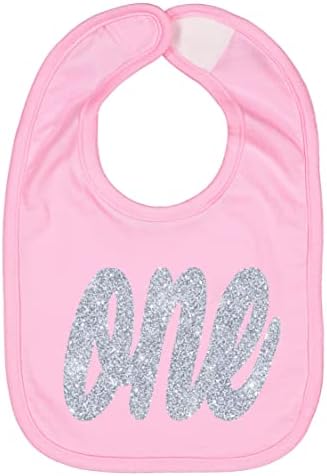 Aidens Corner First Birthday Bib Gold or Silver