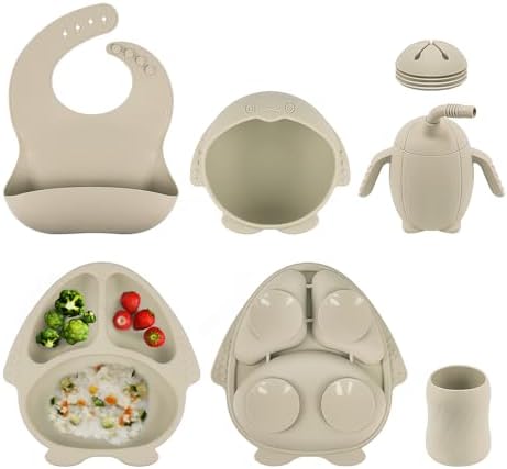 OEC-T5 Baby Led Weaning Set 10 Pcs Silicone Feeding Essentials
