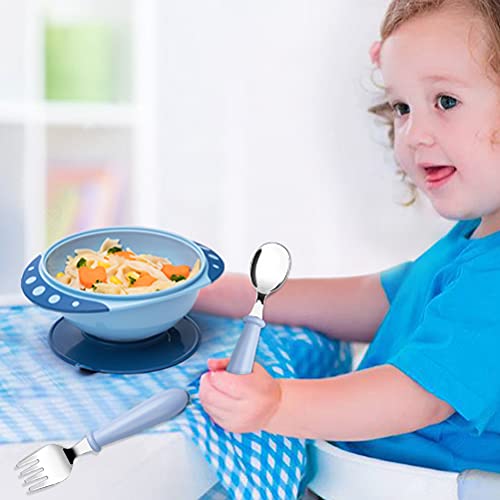 Pengxiaomei 8 Pieces Toddler Utensils Set