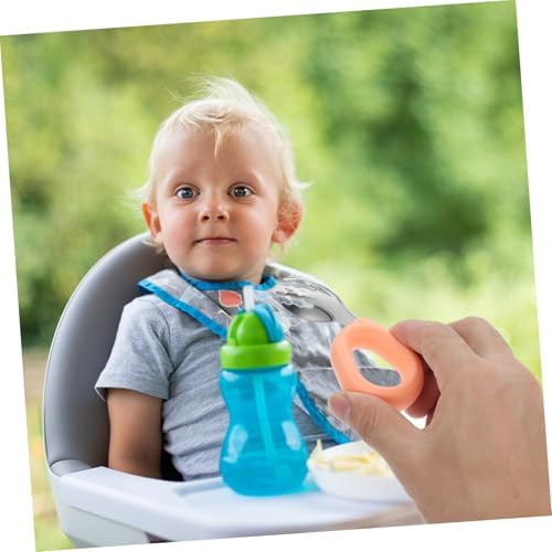 Anneome Stainless Steel Silicone Feeding Utensils Set