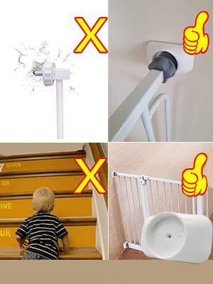 Vmaisi Baby Gates Wall Pads 4 Pack Safety Protector