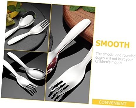 GREENADSCAPE 2PCS Stainless Steel Forks and Spoons Set