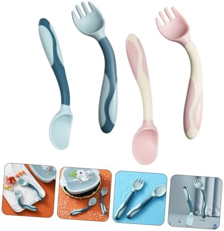 VICASKY 2-Piece Bendable Spoon and Fork Set 1