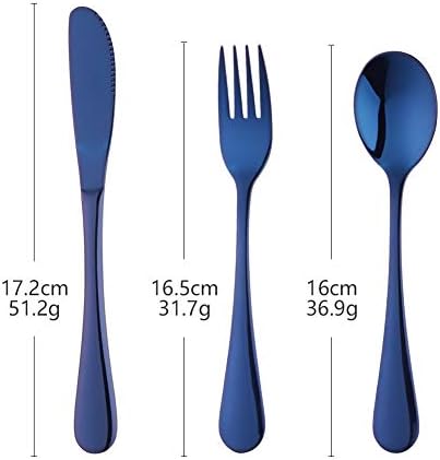 Bisda 6 Piece 188 Stainless Steel Flatware Set for 2