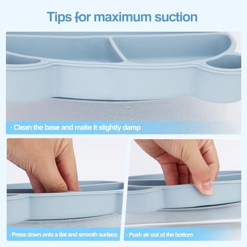 OPIUTA Silicone Baby Led Weaning Set - 7 Piece Blue