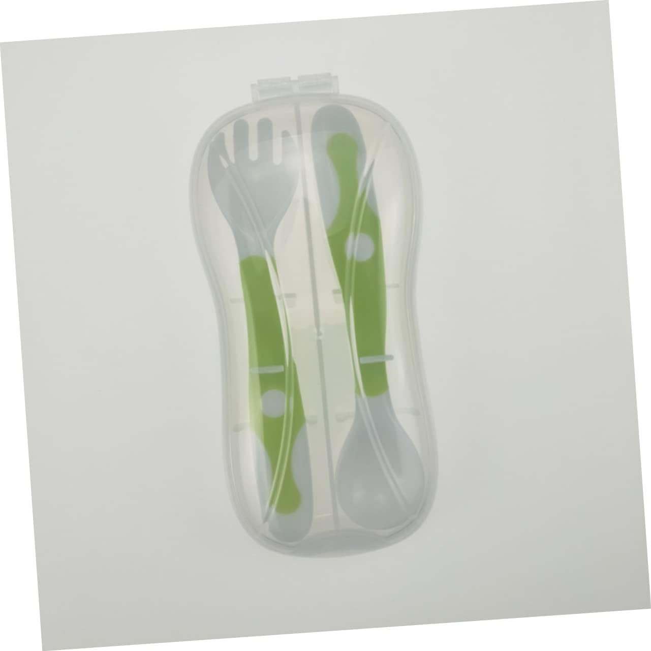 4 Pcs Bending Fork and Spoon Set for Mealtime Safety