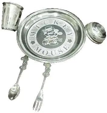 925 Silver 5 Piece Utensil Set for Kids or Gift