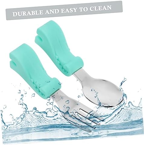 RORPOIR Dinosaur Cutlery Set with Storage Box