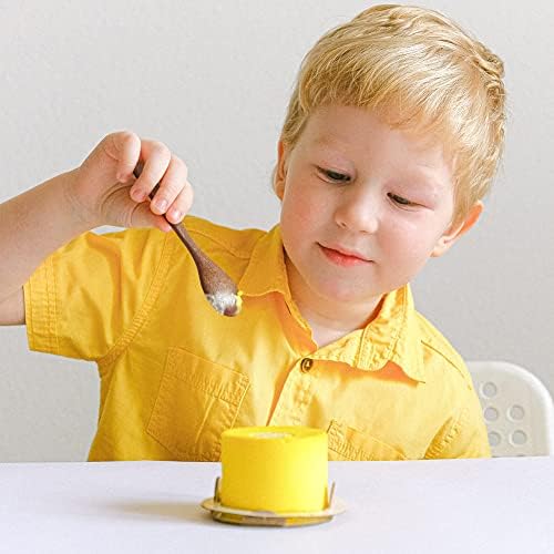 YFWOOD 4-Piece Natural Wooden Kids Utensils Set