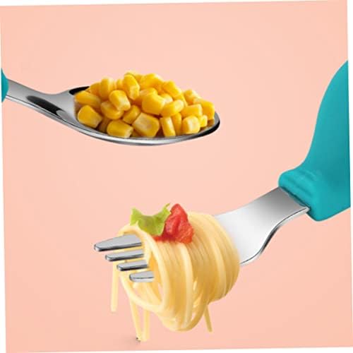 STOBAZA Baby Training Spoon and Fork Set