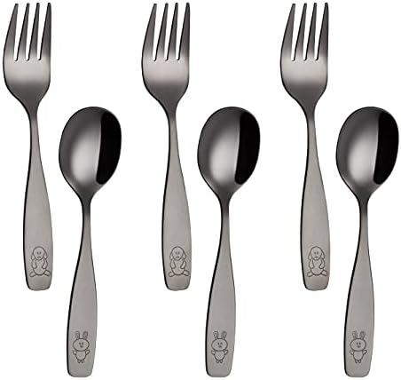 ANNOVA Kids Flatware Set 6PCS Stainless Steel