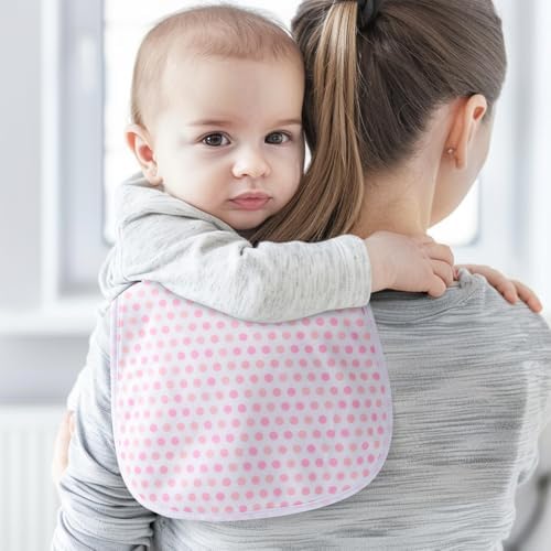 5 Pack Waterproof Baby Burp Cloths Extra Absorbent and Soft 1