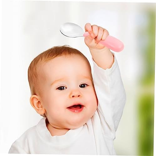 Infant Fork and Spoon Set for Safe Eating at Home