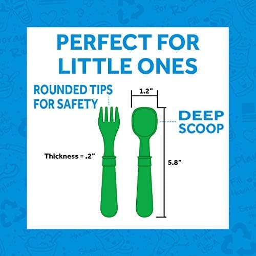Re-Play Toddler Forks and Spoons Set of 12 - Princess