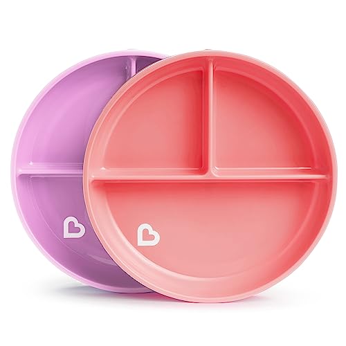 Munchkin Splash Toddler Utensil Set with Suction Plates