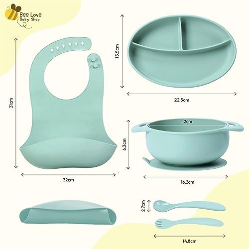Bee Love Silicone Feeding Set for 6 Months 1