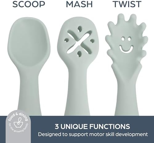 Dreambaby Scoop Mash Twist Baby Spoon Set