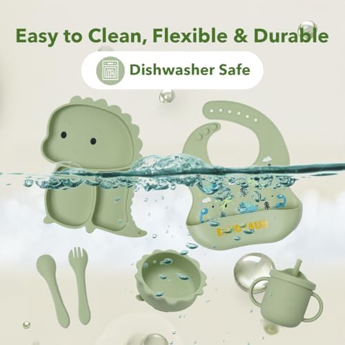 PURFEA Silicone Baby Feeding Set for 6M