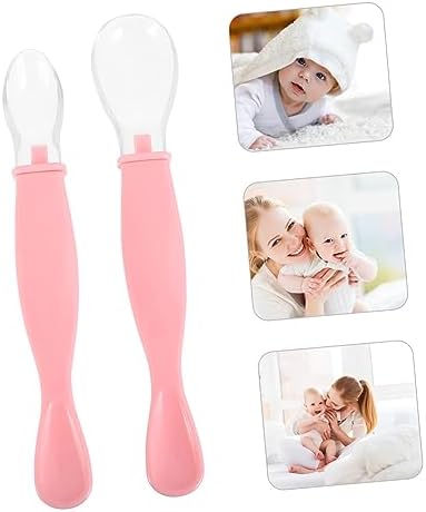 VICASKY 2PCS Cute Spoon Set for Gentle Feeding