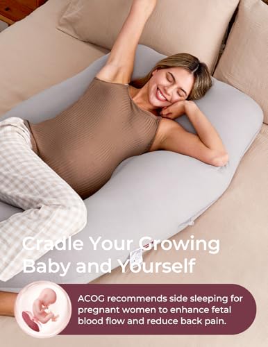 Momcozy Pregnancy Pillow for Full Body Support