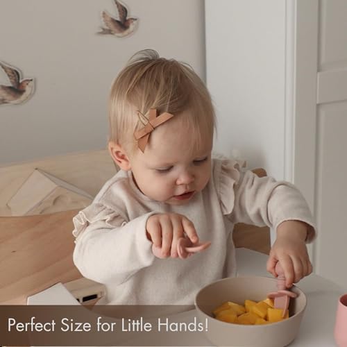 Tooshka Baby Utensil Set 6pcs - BLW Friendly Silicone BPA Free