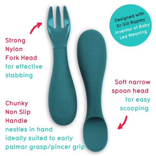 TUM TUM Baby Spoon Fork Set with Case 6 Months Plus