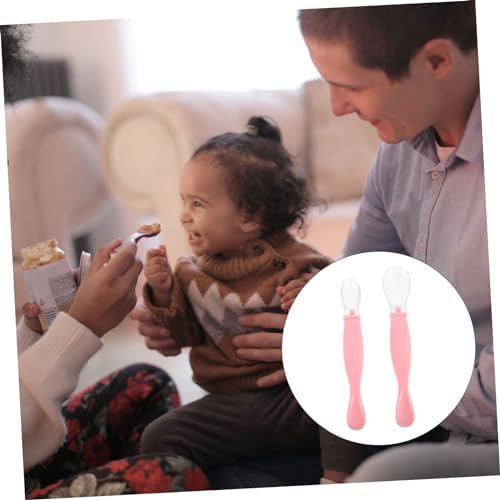 RORPOIR 2pcs Spoons Essential Cutlery Set for Safe Mealtime
