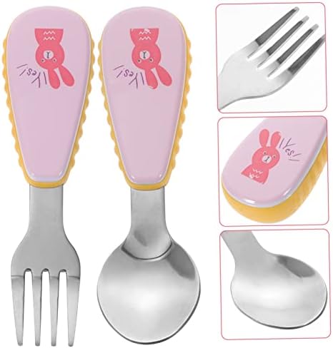 HAPINARY 304 Stainless Steel Cartoon Cutlery Set