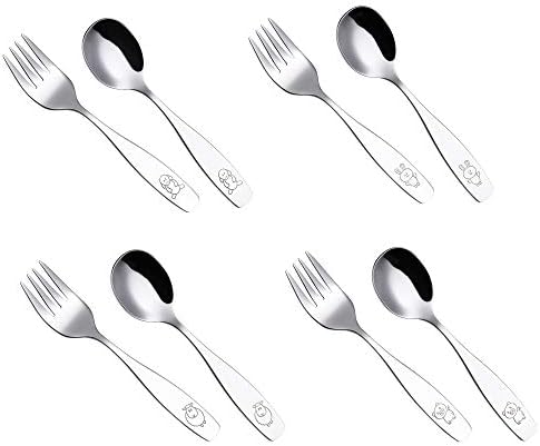 ANNOVA Kids Flatware Set 8 PCS Stainless Steel