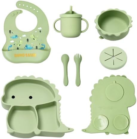 PURFEA Silicone Baby Feeding Set for 6M