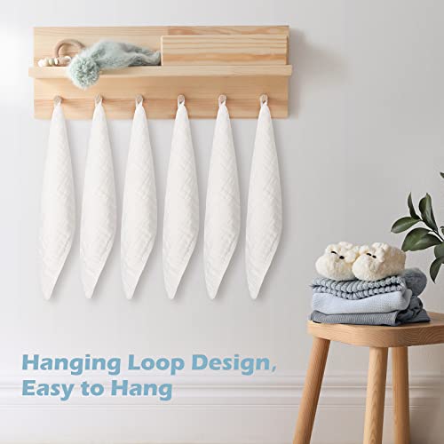 Maliton 6 Pack Muslin Burp Cloths 20x10 100 Cotton 1