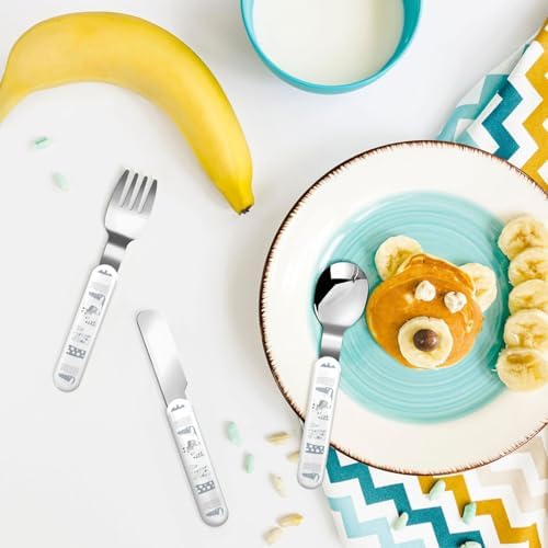 Cute Dachshund Dog Print Flatware Set with Travel Case 1