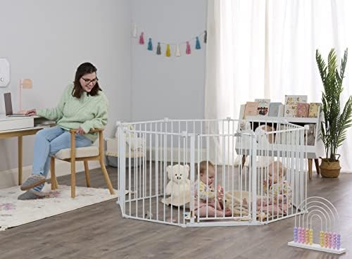 Regalo 194-Inch Adjustable Baby Gate Play Yard
