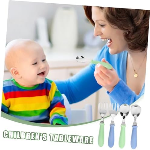 Hemoton 4Pcs Flatware Set for Baby Feeding