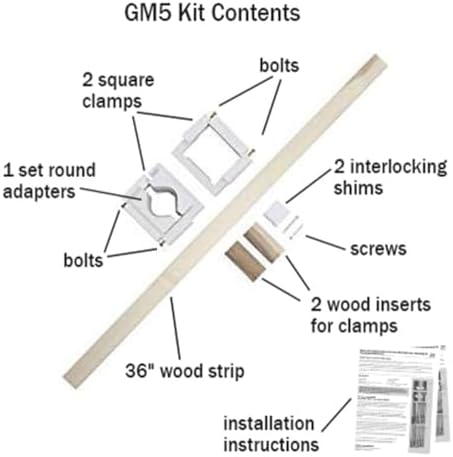 Safety Innovations No Hole Stairway Baby Gate Mounting Kit