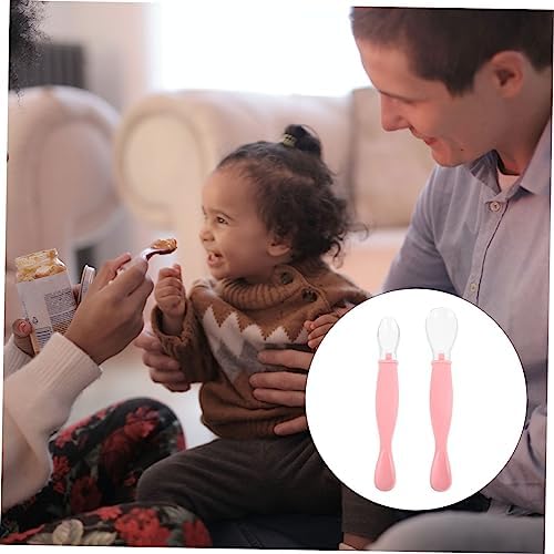 2pcs Soft and Safe Baby Utensils Spoon Set