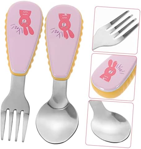 SHOWERORO Kids Stainless Steel Cutlery Set