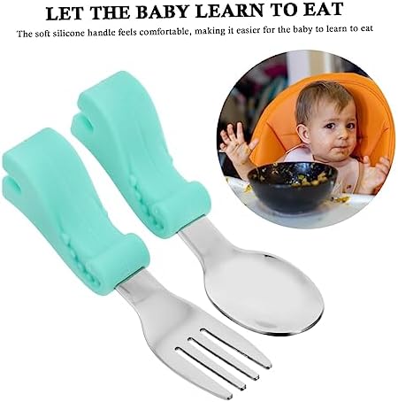 RORPOIR Dinosaur Cutlery Set with Storage Box
