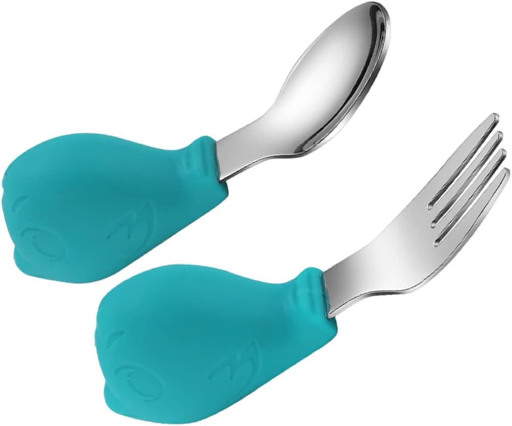 HOLIDYOYO Training Tableware Set with Soft Handle